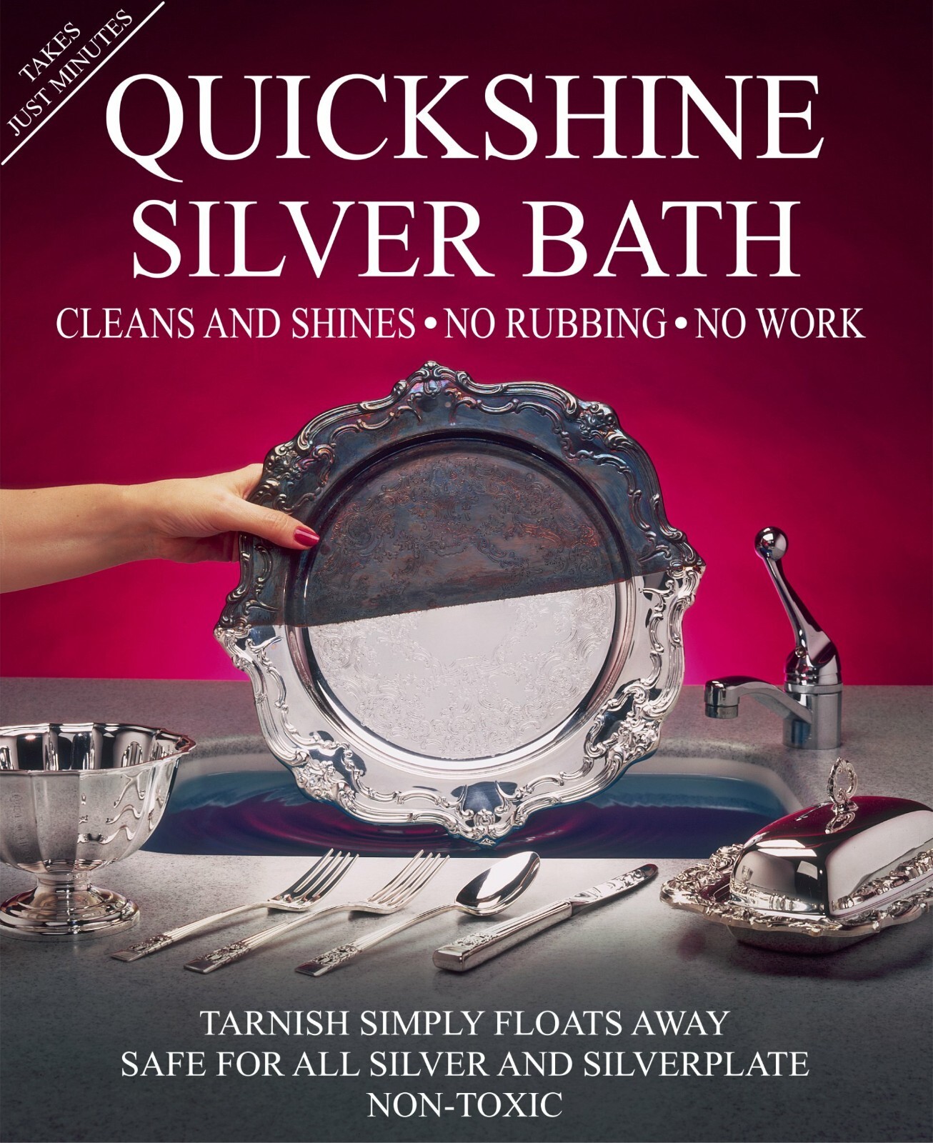 Silver Clean And Shine Bath