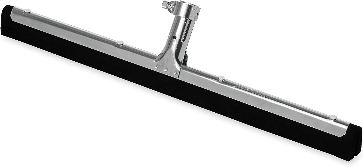 Commercial Standard Floor Squeegee, 18-inch Dual Moss, Black, FG9C2600BLA