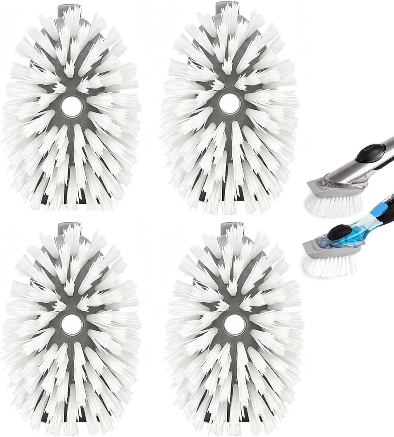 4 Pack Brush Refills OXO Dish Brush Brush Head Replacement OXO Dish Brush