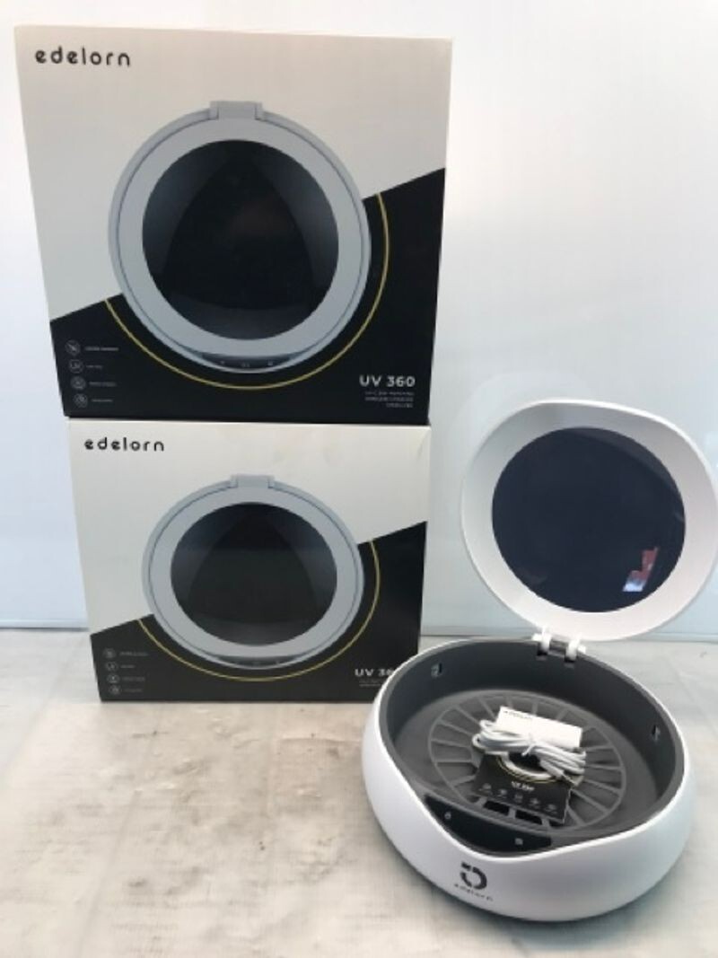 Edelorn UV 360° Rotating UV-C Wireless Charger Sterilizer