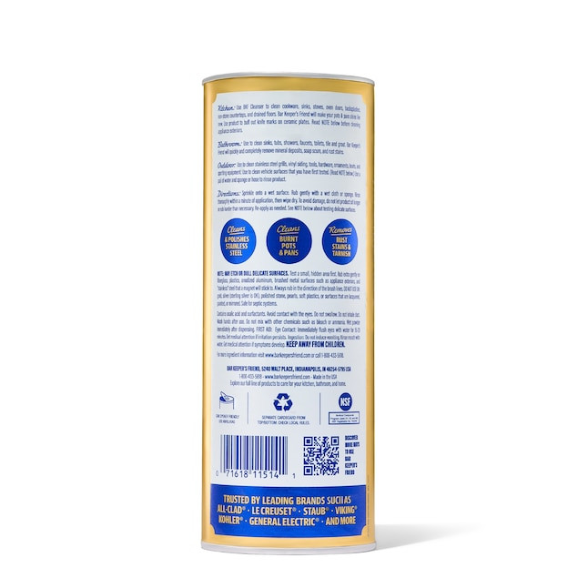 Bar Keepers Friend All-Purpose Powder Cleanser, 21 oz