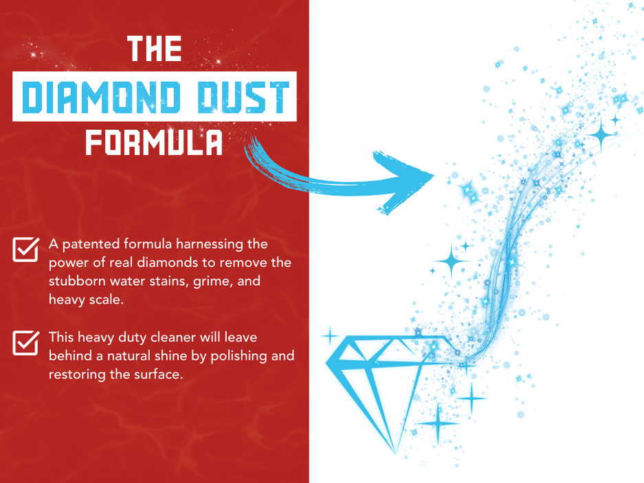 Diamond Shine Hard Water Cleaner 3 – Piece Combo Pack w/ Drill Brushes