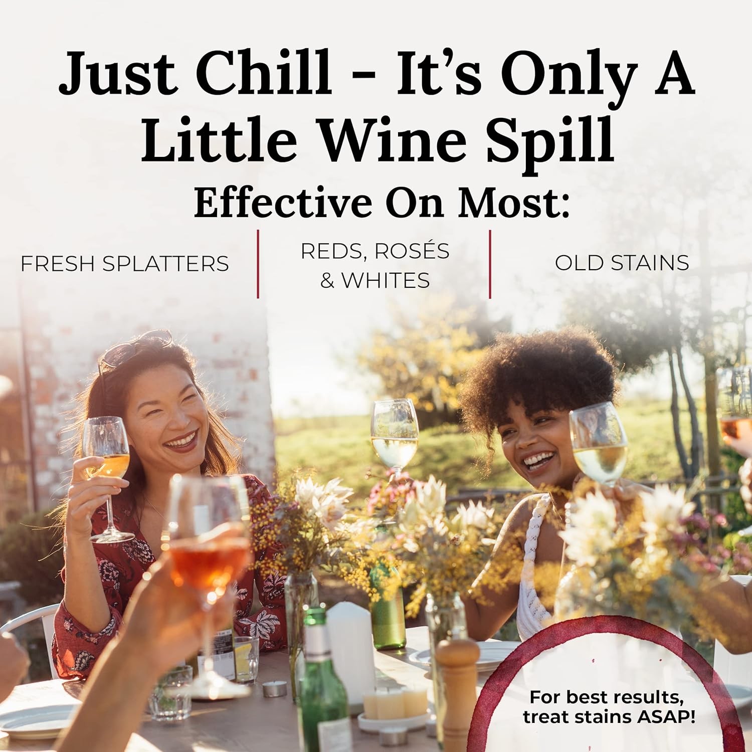 Chateau Spill Wine Stain Remover Spray, Laundry Stain Remover Spray 4Oz (2 Pack)