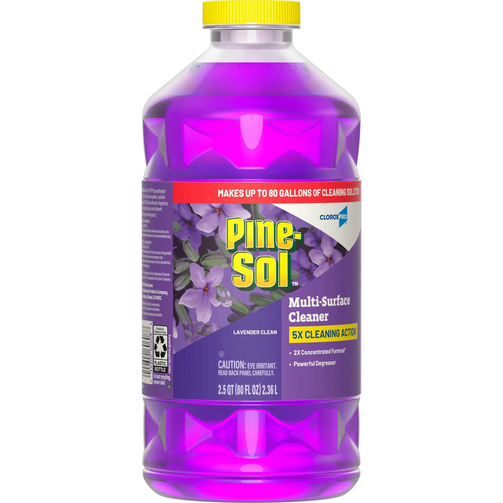 Clorox Pro Pine-Sol Multi-Surface Cleaner, Lavender Clean, 80 Oz, 3PK