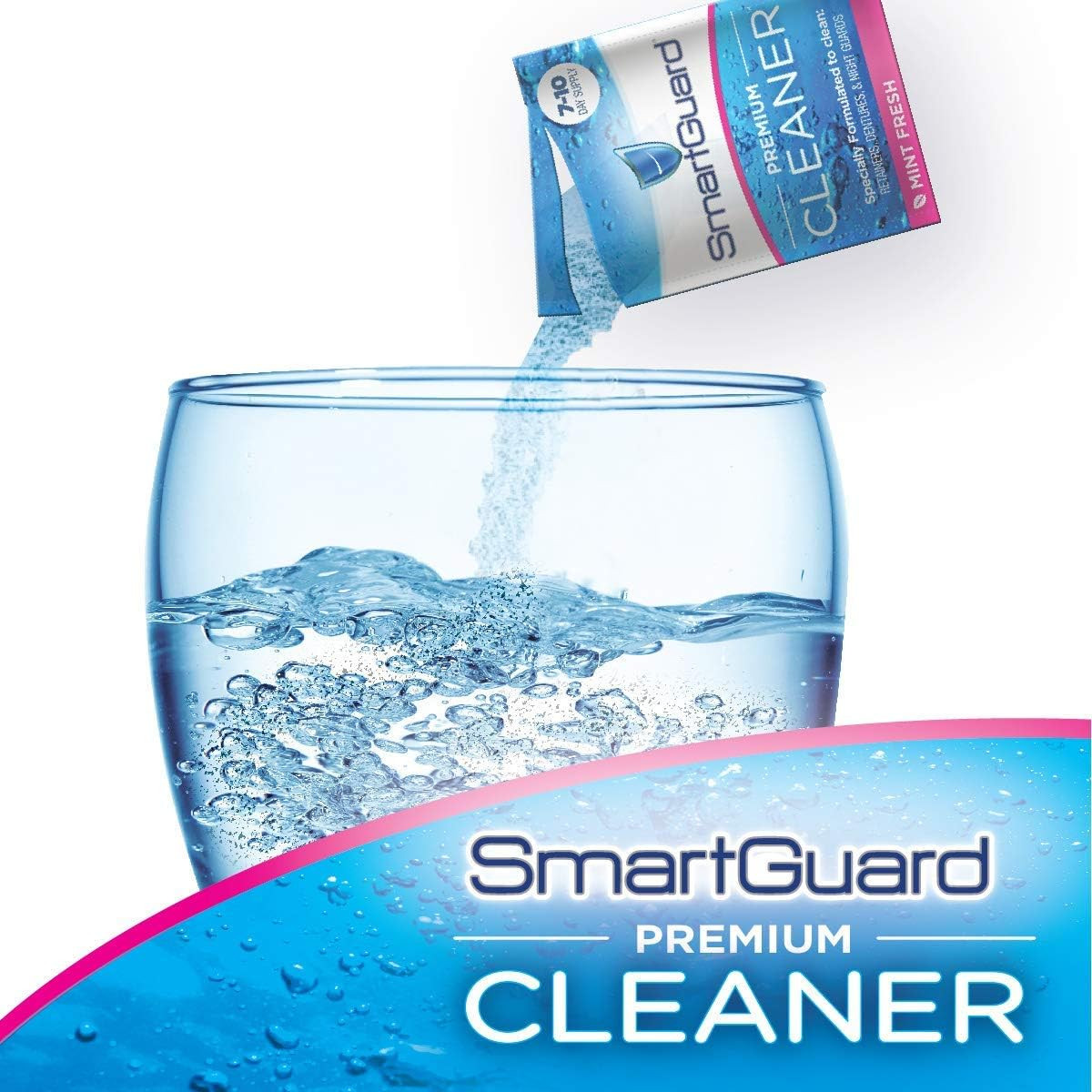 Premium Cleaner Crystals & Cleaning Case -(110 Cleanings)- Removes Stain, Plaque