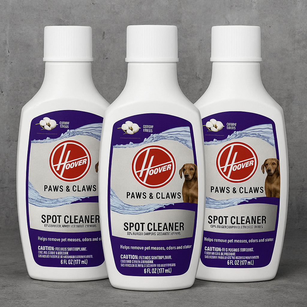 3pcs Hoover Paws & Claws Spot Cleaner Carpet Cleaning Formula 6 oz Free Shipping