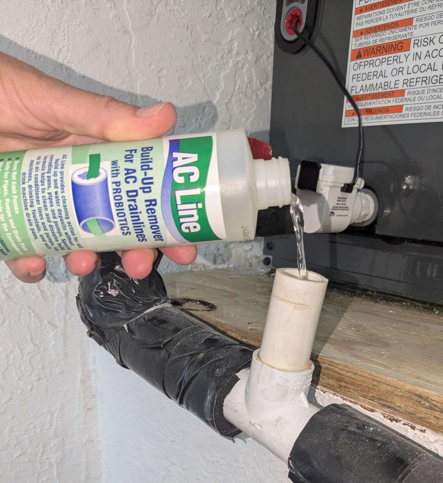 AC Drain Line Cleaner 2 Pack 6 Month Supply Cleans HVAC and Condensate Lines