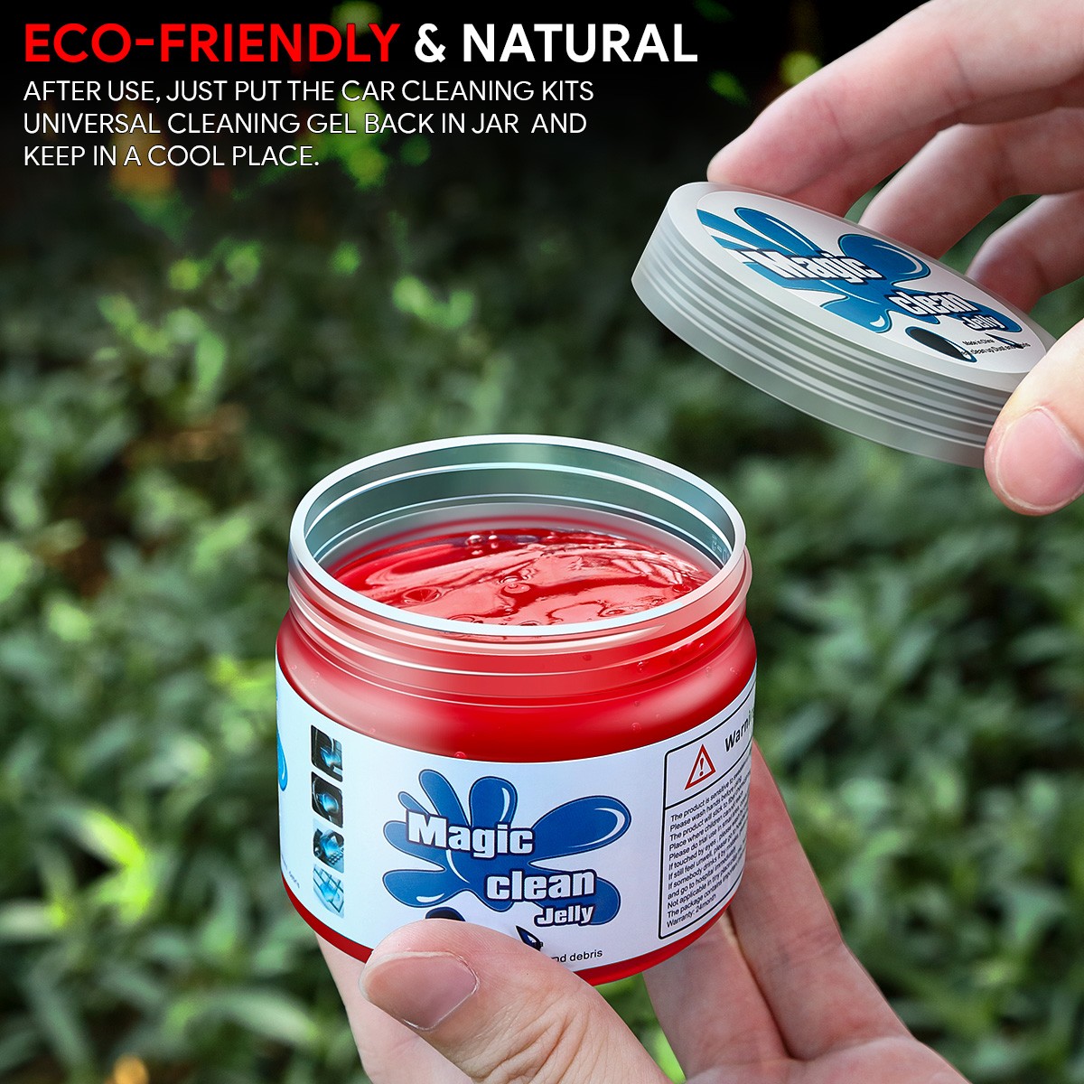 Multi Purpose Car Keyboard Laptop Home Dust Remove Sticky Cleaning Gel Jelly Red