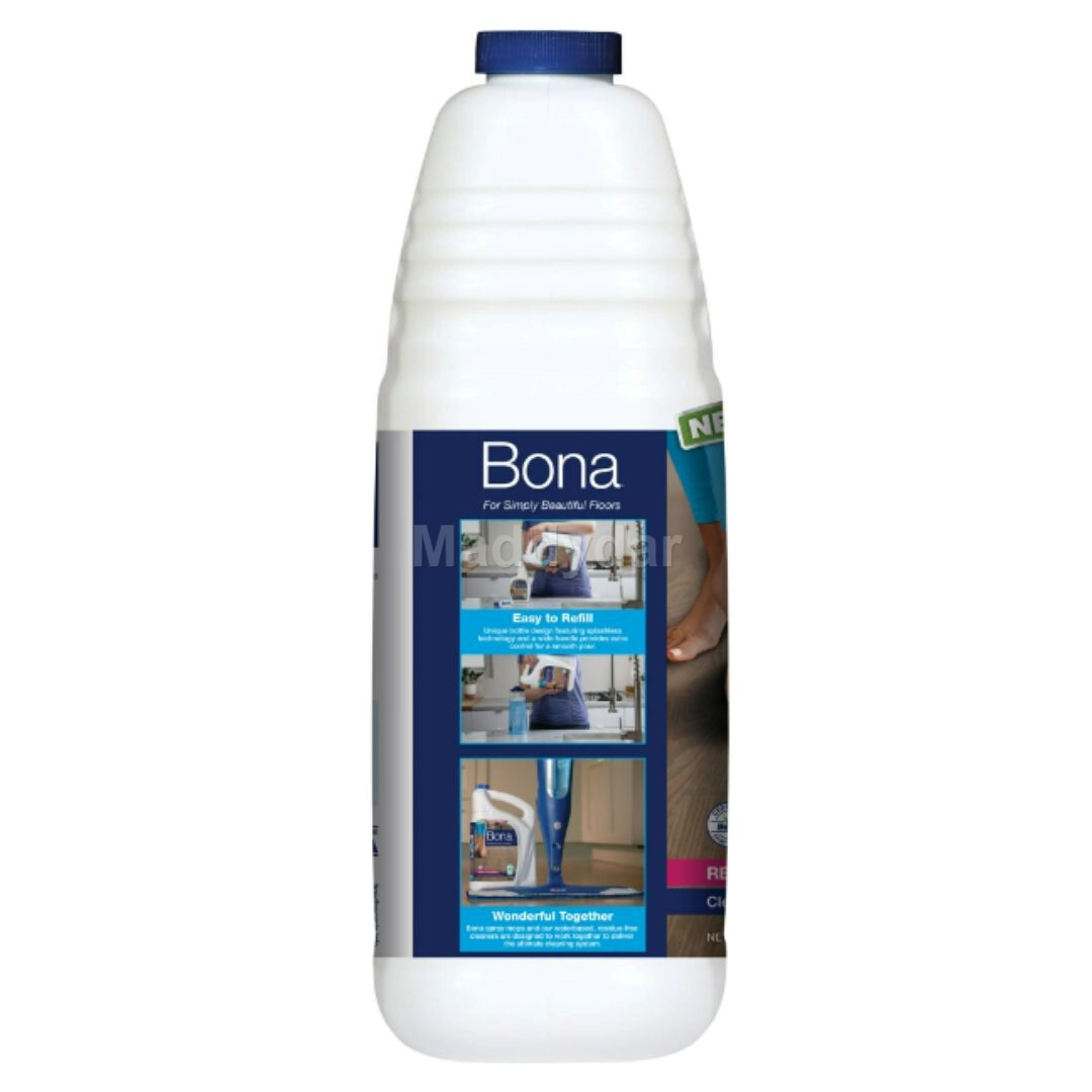 Bona Hardwood Floor Cleaner Refill, 96 Fl Oz New Free Shipping