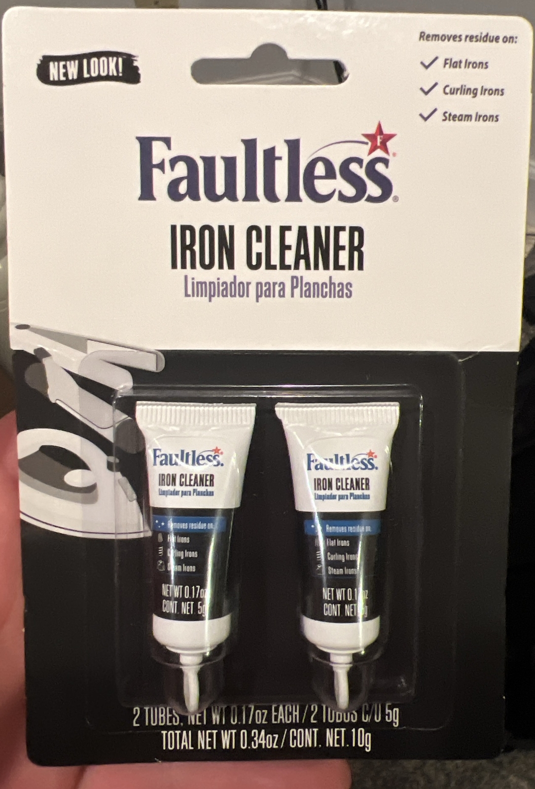 Faultless 40105 Hot Iron Cleaner 0.17 oz Liquid