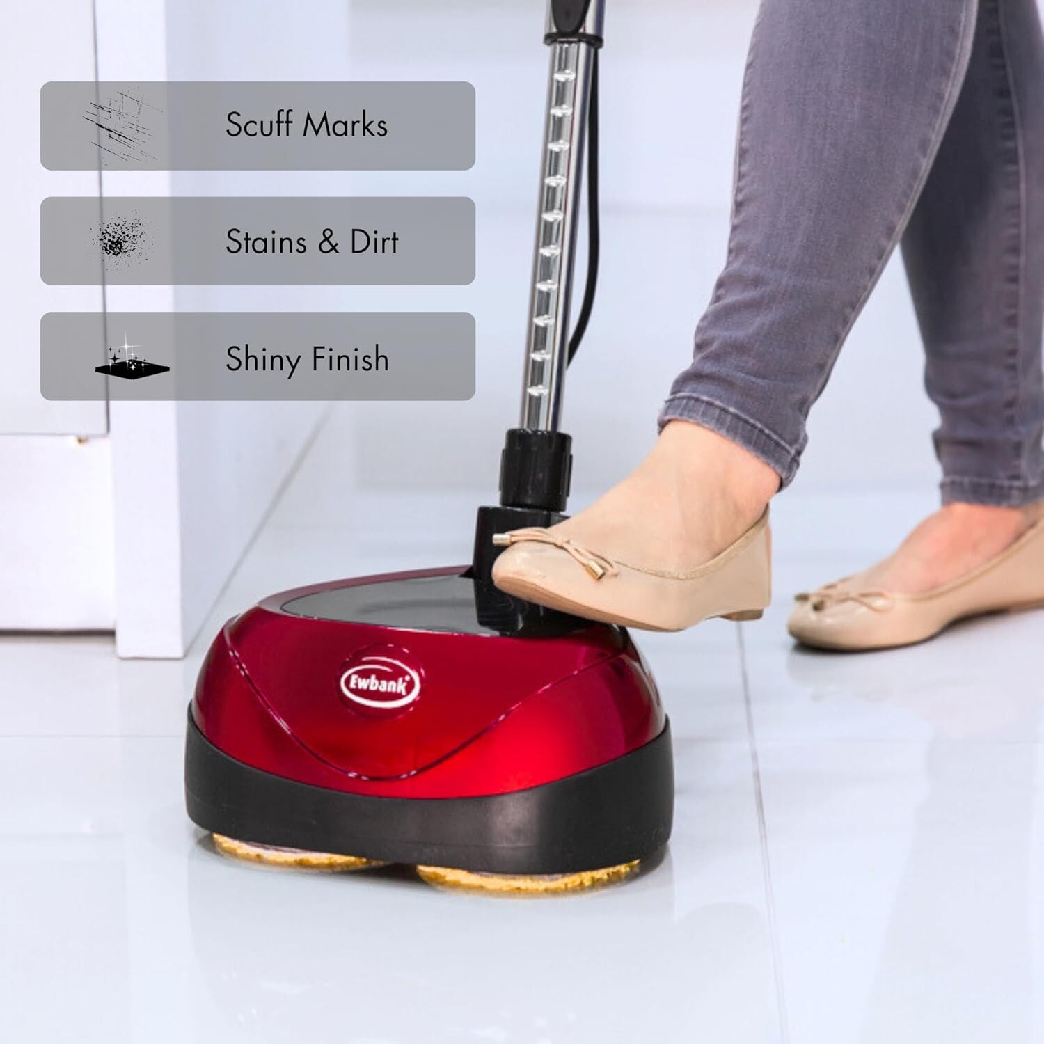 Ewbank EP170 All-in-One Floor Cleaner, Scrubber & Polisher – 2200 RPM Power