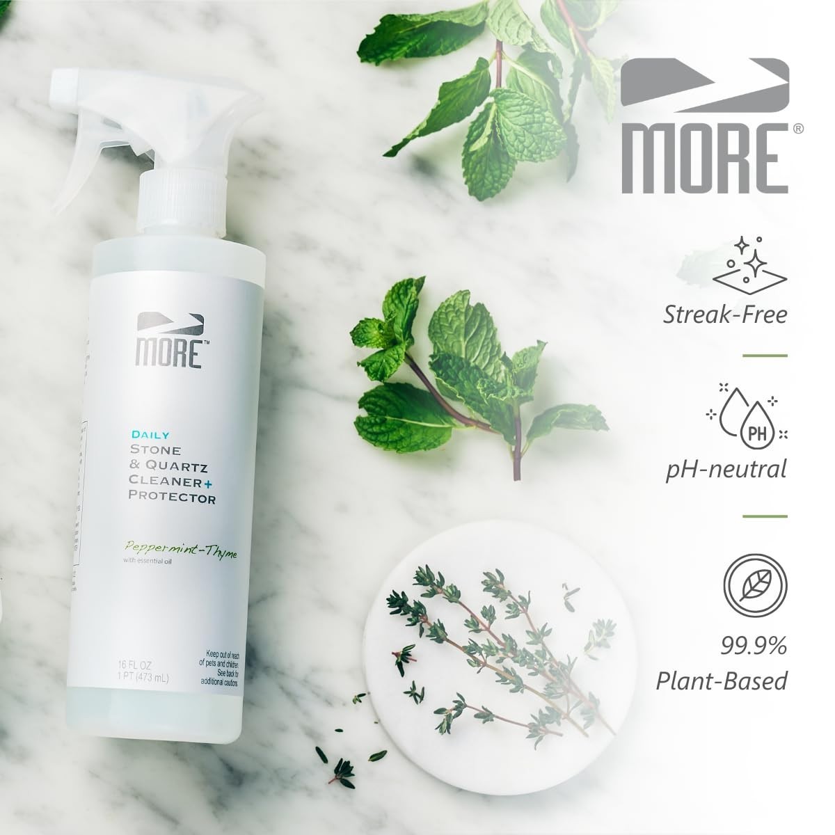 Stone & Quartz Cleaner & Protector – Water-Based Formula for Natural Surfaces (1