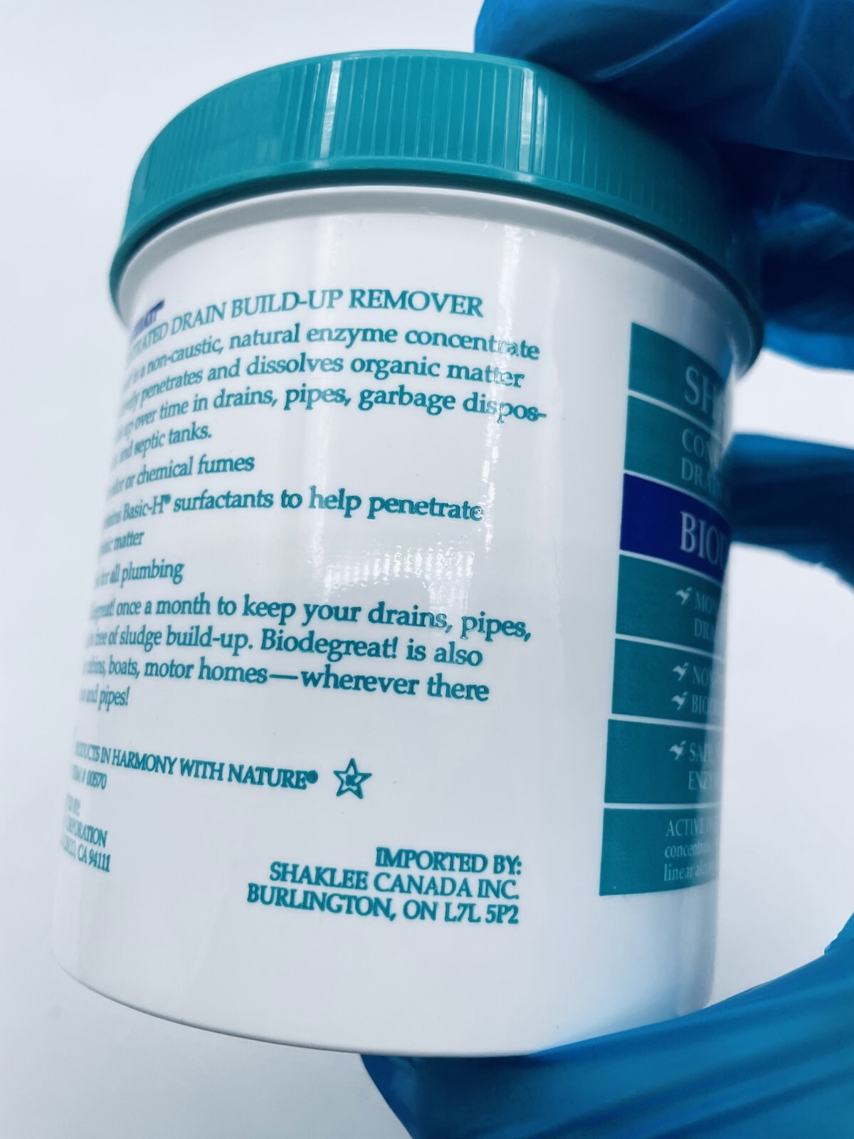 Shaklee Biodegreat Concentrated Drain Build-Up Remover for Tub & Shower (7.4 oz)