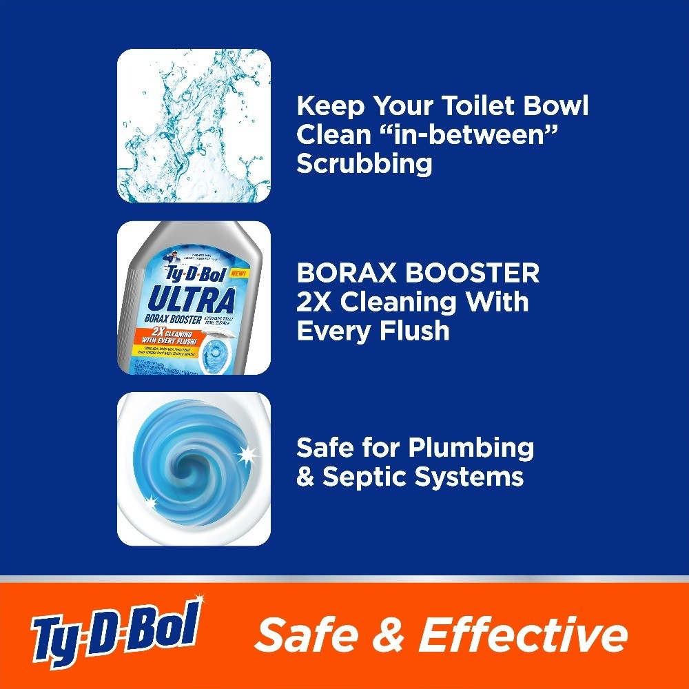 Toilet Tank and Bowl Cleaner Liquid Fresh Scent 12 fl oz 6 Pack