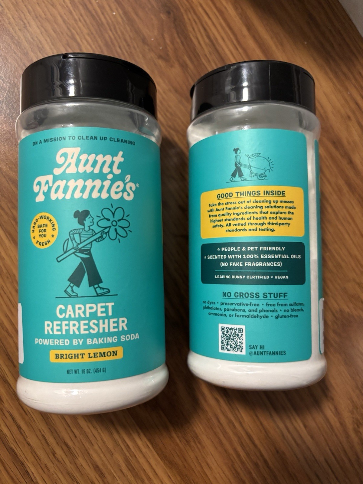Aunt Fannie’s Lemon Scent Carpet Upholstery Refresher 16 Oz Lot Of 3 NIP