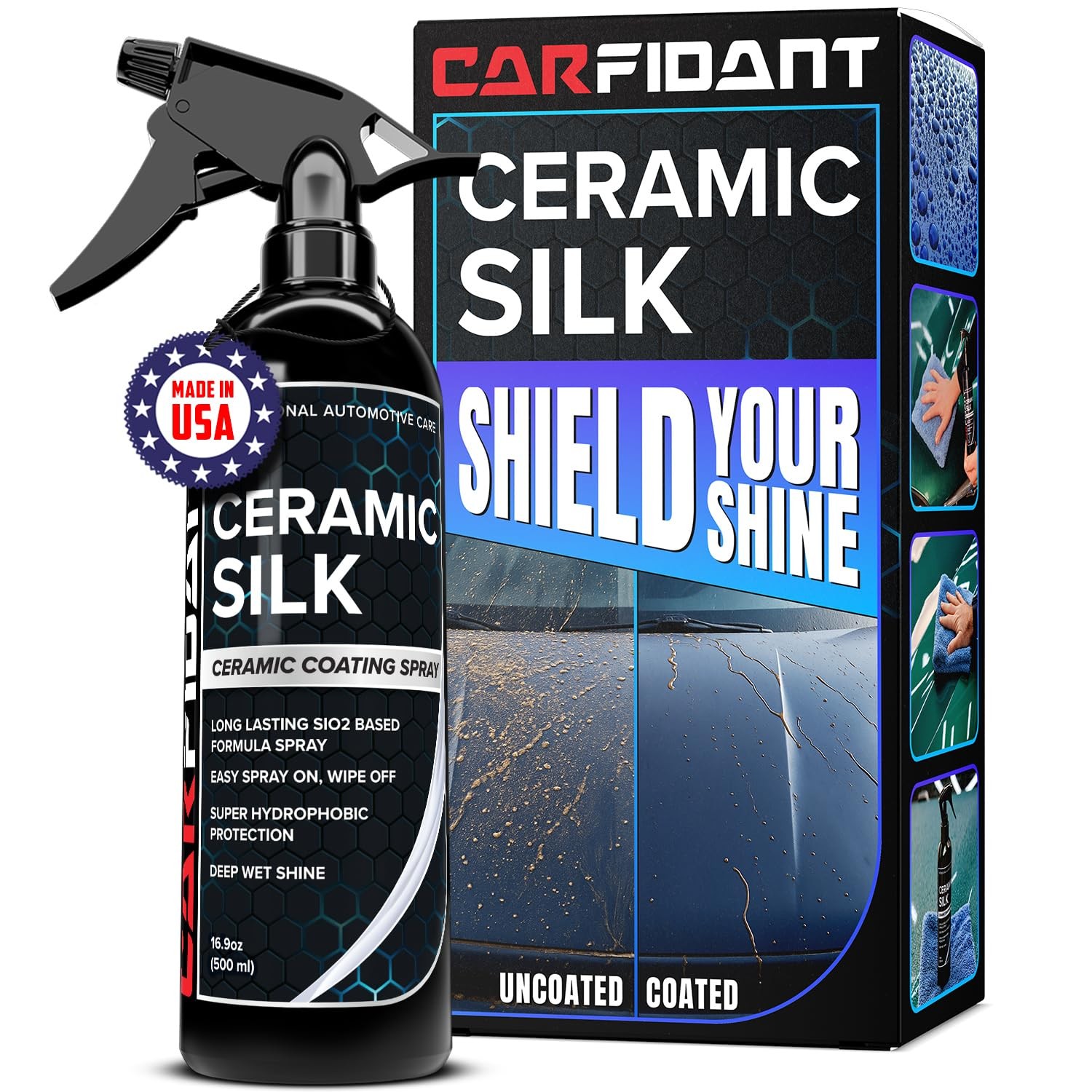 Ceramic Coating Spray – High Gloss Hydrophobic Protection Chemical Resistant