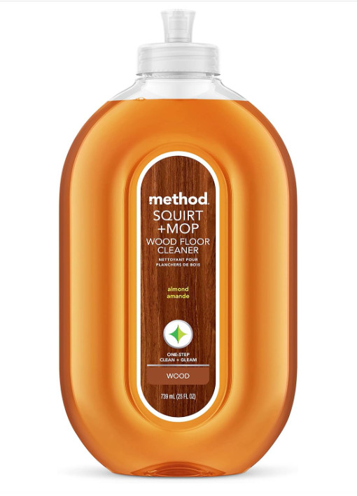 Method Squirt + Mop Hardwood Floor Cleaner Refill, Almond, 68 Ounce