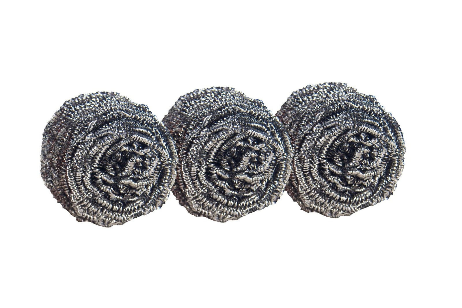 Scotch-Brite Stainless Steel Scrubbers, Scouring Pads for Cleaning Tough Baked-O