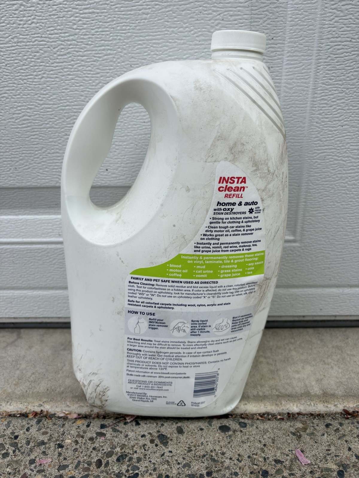 Insta Clean All-Purpose, Home & Auto, Spot & Stain Remover 128oz Refill New!