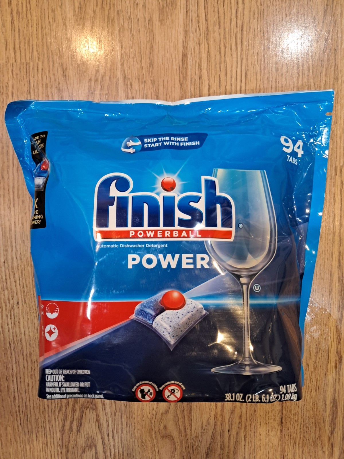 Power Dishwasher Pods 94 Count – No Pre-Rinse, Deep Clean & Shine Effectively