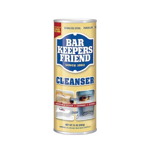 Bar Keepers Friend 11514 Powder Cleanser, Non-Aerosol Can, 21 Oz, None, 12 Pk