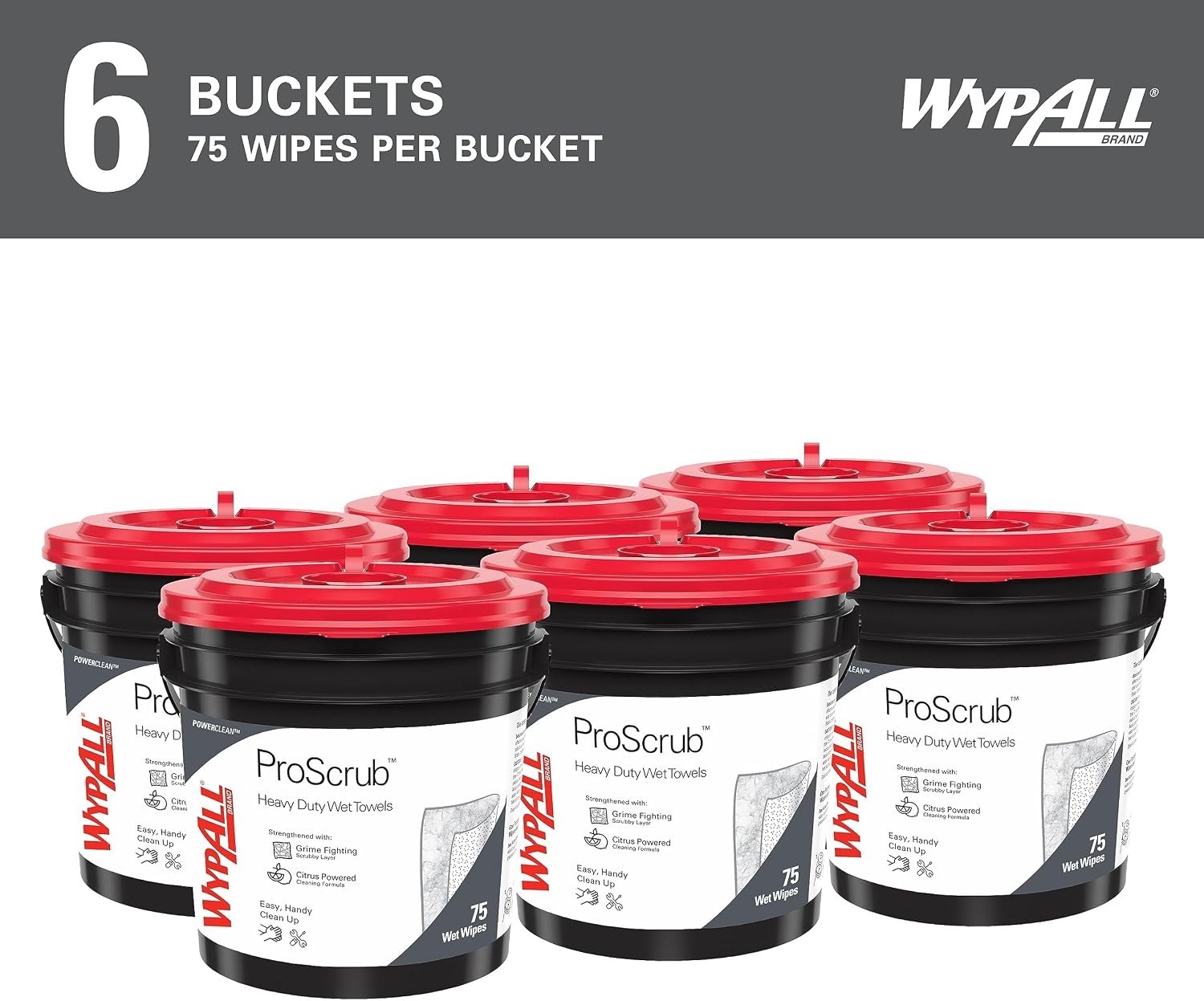 Dual Action Cleaning Wipes – 9.5″ x 12″ Sheets, 450 Total