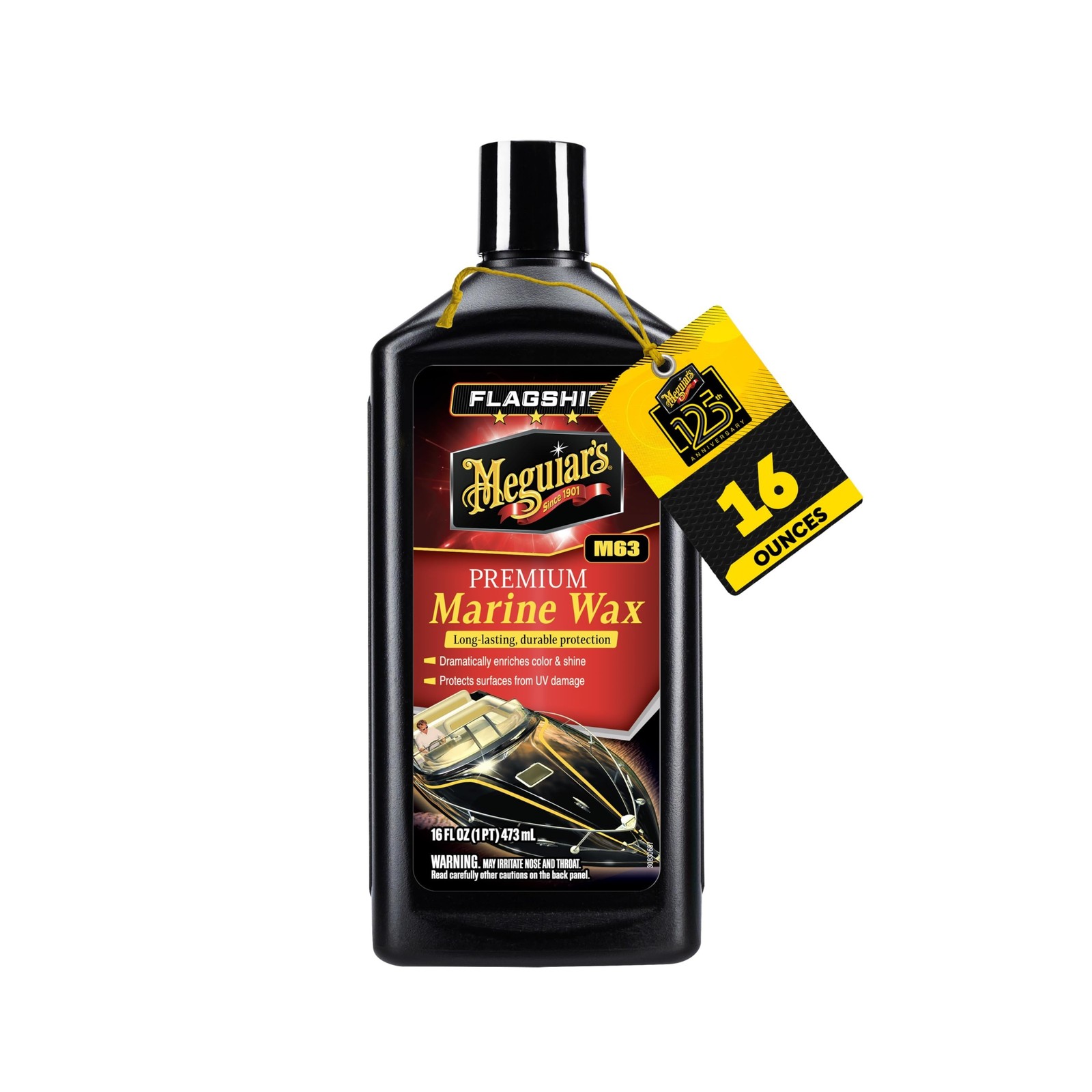 Meguiar’s Flagship Premium Marine Wax M6316 – Synthetic RV and Boat – Durable…