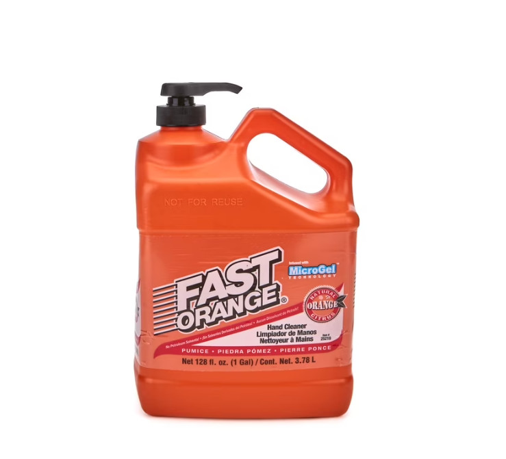 Fast Orange Pumice Hand Cleaner, 1 Gallon Orange Scented – 25219, 2PACK