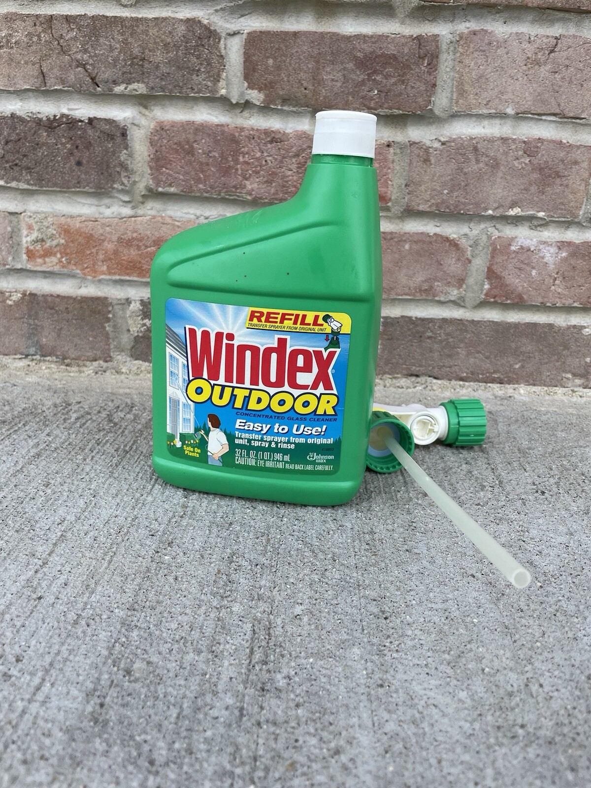 Windex Outdoor Window Glass Cleaner Concentrate 32 Oz NEW NOS Home Improvement