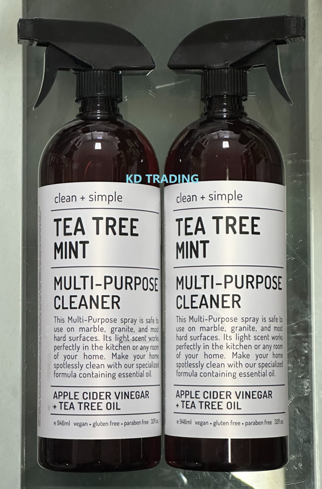(2-Pk) CLEAN + SIMPLE ~ TEA TREE MINT Kitchen Refresher Cleaner Odor Deodorizer