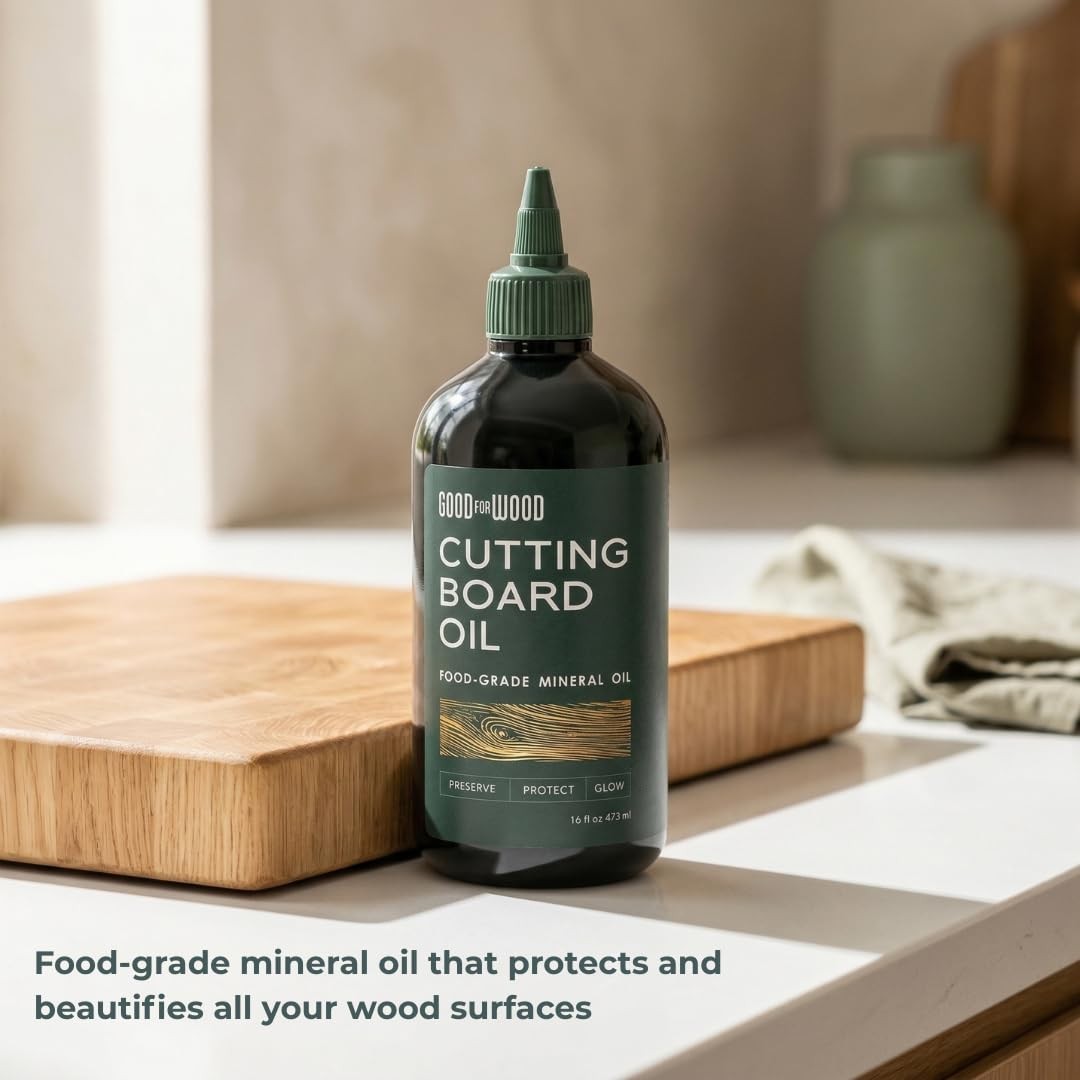 Food Grade Mineral Oil for Cutting Boards 16 Oz – Premium Cutting Board Oil &…