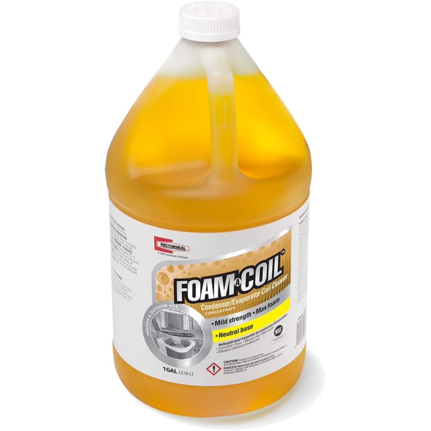 1 Gallon Foam-A-Coil Cleaner – Powerful Non-Acid Coil Cleaner for HVAC Systems