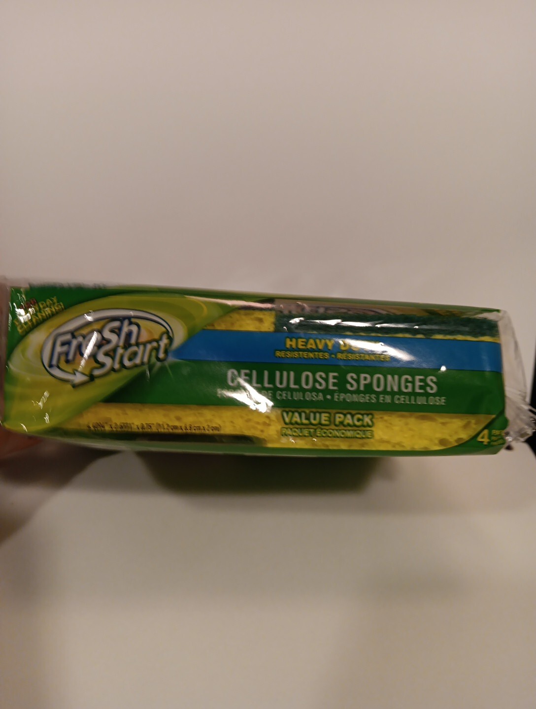 Sponges, Heavy duty cellulose sponges value 4 Pack, Great for all Tough Cleaning