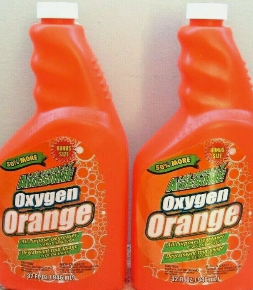 2x LA’s Totally awesome Oxygen Orange All Purpose Degreaser