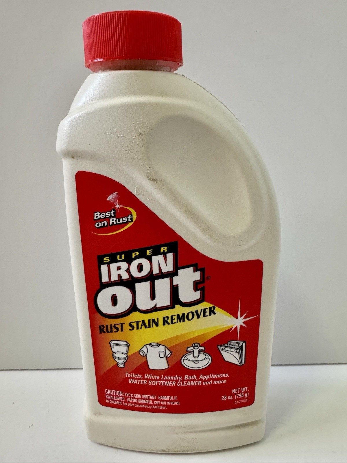 SUPER Iron Out Rust Stain Remover Value Size 28oz Summit Brands Water Softener
