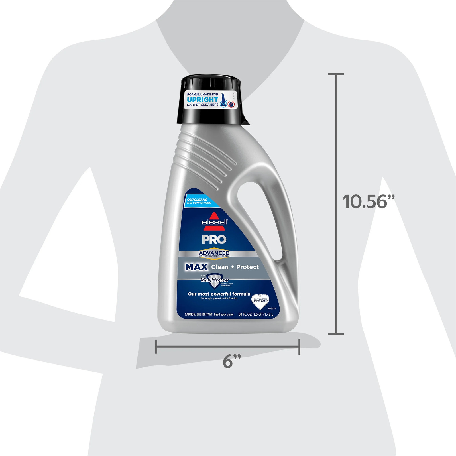 Advanced Pro Max Clean + Protect Deep Cleaning Carpet Formula, 50 Fl. Oz., 70E1