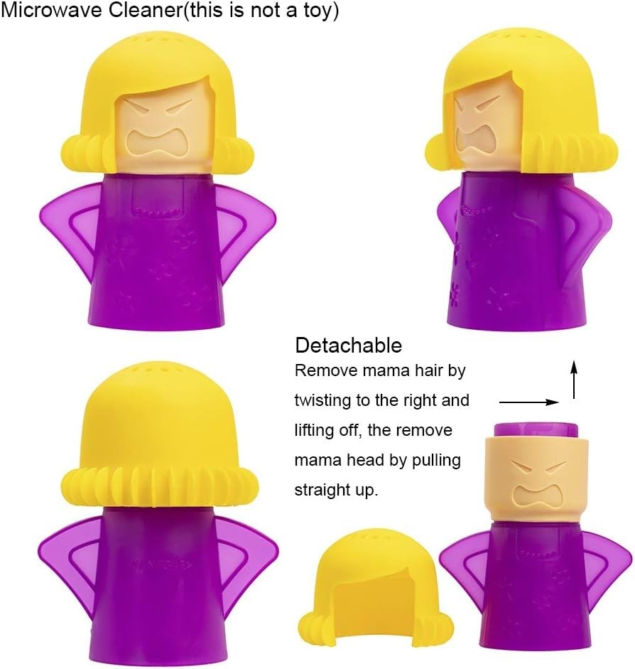 Dishwasher Safe Angry Mom Microwave Cleaner for Effortless Cleaning!