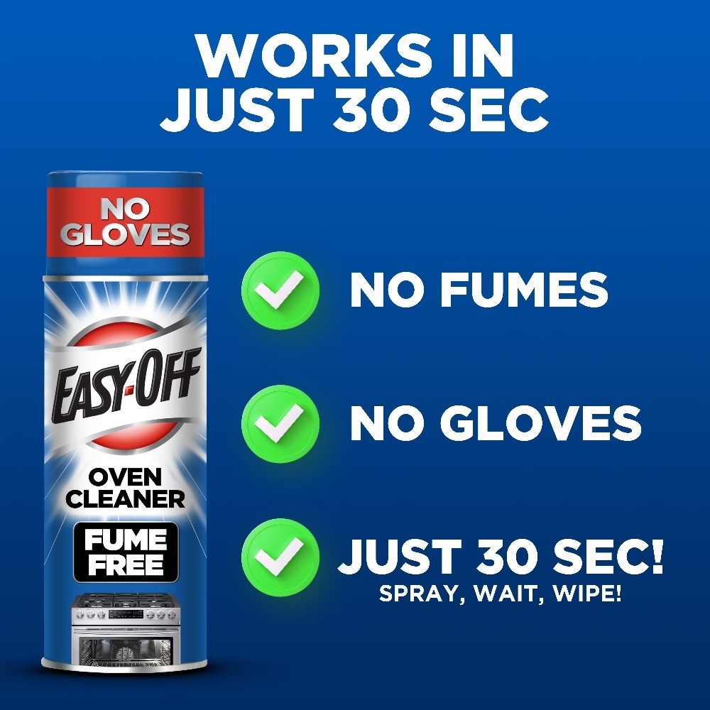Fume Free Oven Cleaner Foam, Removes Grease & Burned-On Food, For Ovens, Air