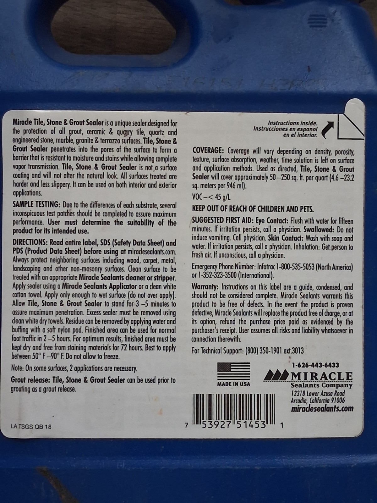 Tile & Stone Sealer