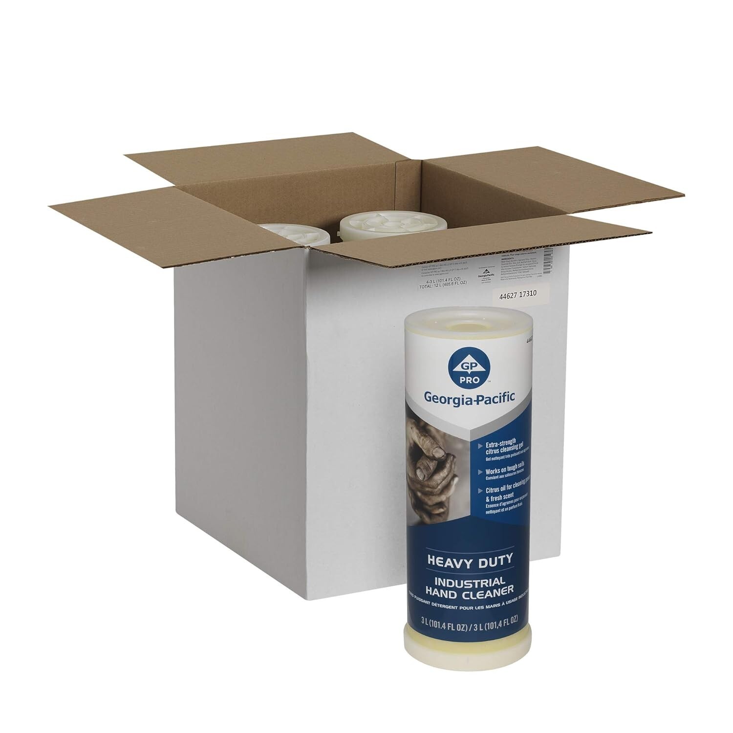 4 Pack x 3 L(101.4 FL OZ ) Heavy Duty Industrial Grit Hand Cleaner