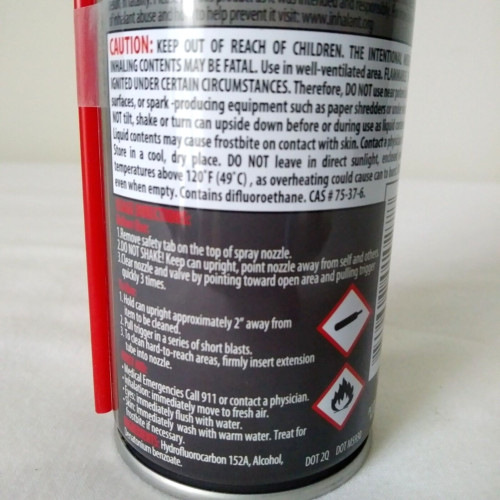 Air Duster Can Spray Electronic 2 oz Computer Keyboard Particle Remover FREE S&H