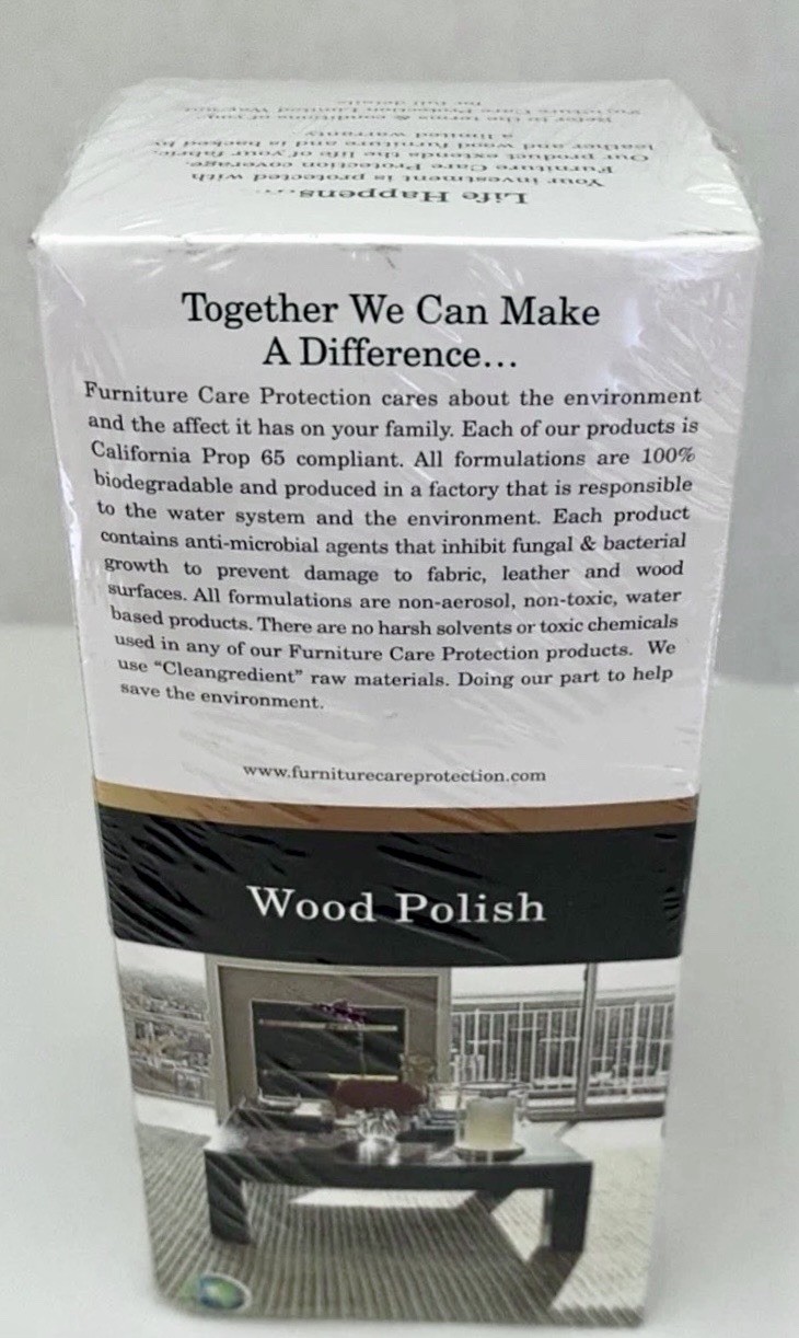 FCP Furniture Care Protection Kit Leather Fabric Wood Factory Sealed Box