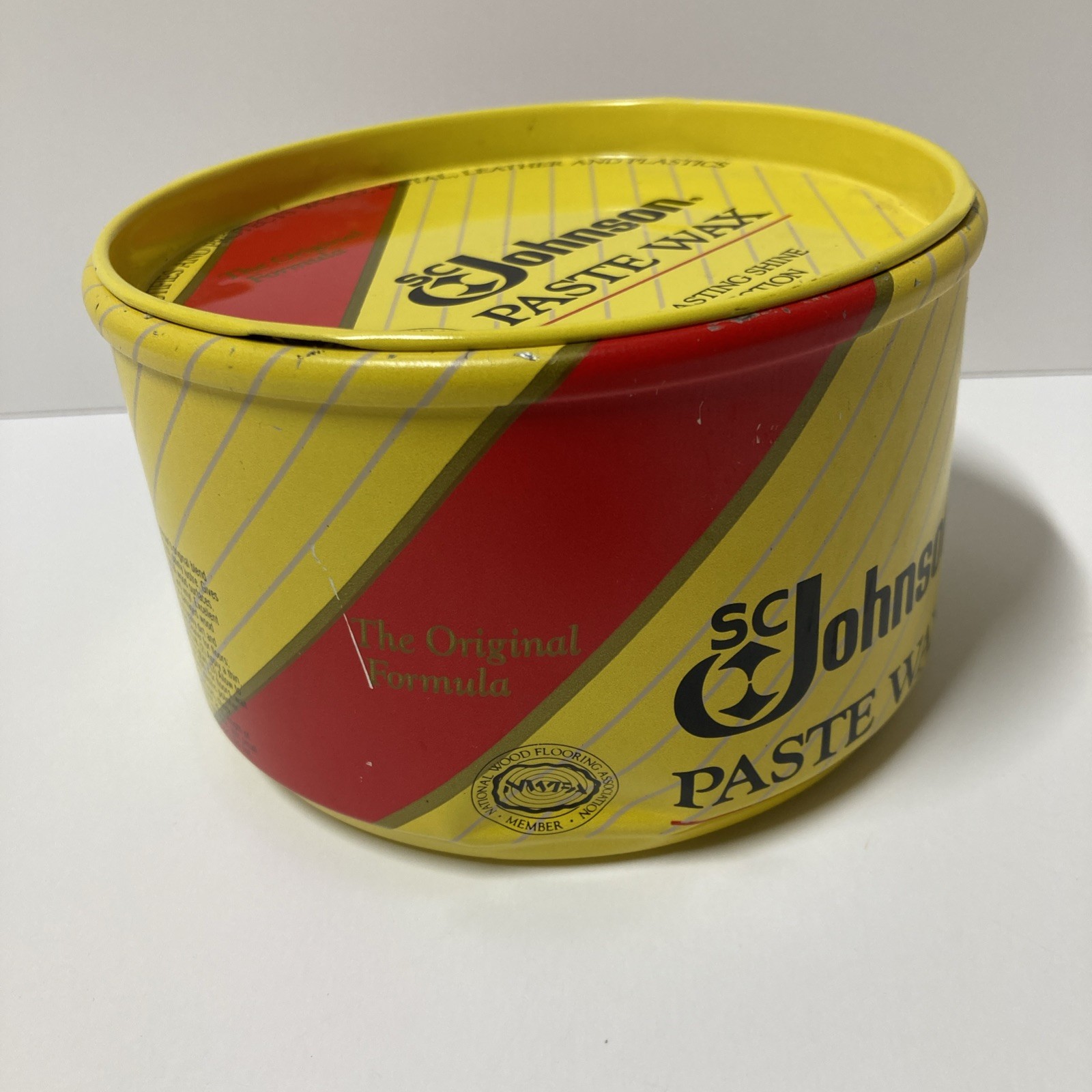 SC Johnson Wood Paste Wax Original Formula 16 oz Long Lasting Shine 85% Full