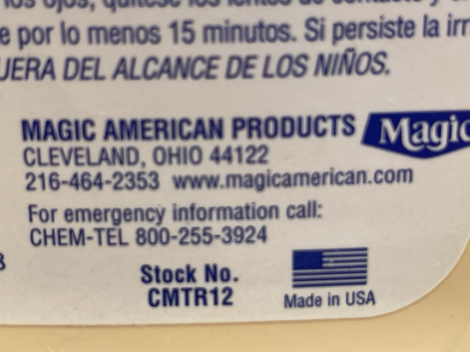 Cabinet Magic Spray Cleaner 12oz PARTIALLY USED-APPROX 80% REMAINING Non-aerosol