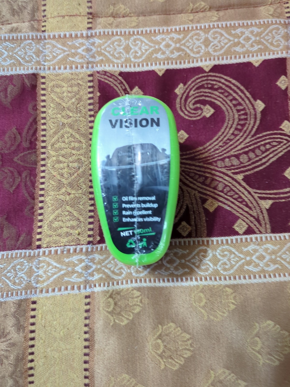 Clear Vision Car Oil Film Cleaning Brush, Clear Vision Glass Cleaner New Car USA