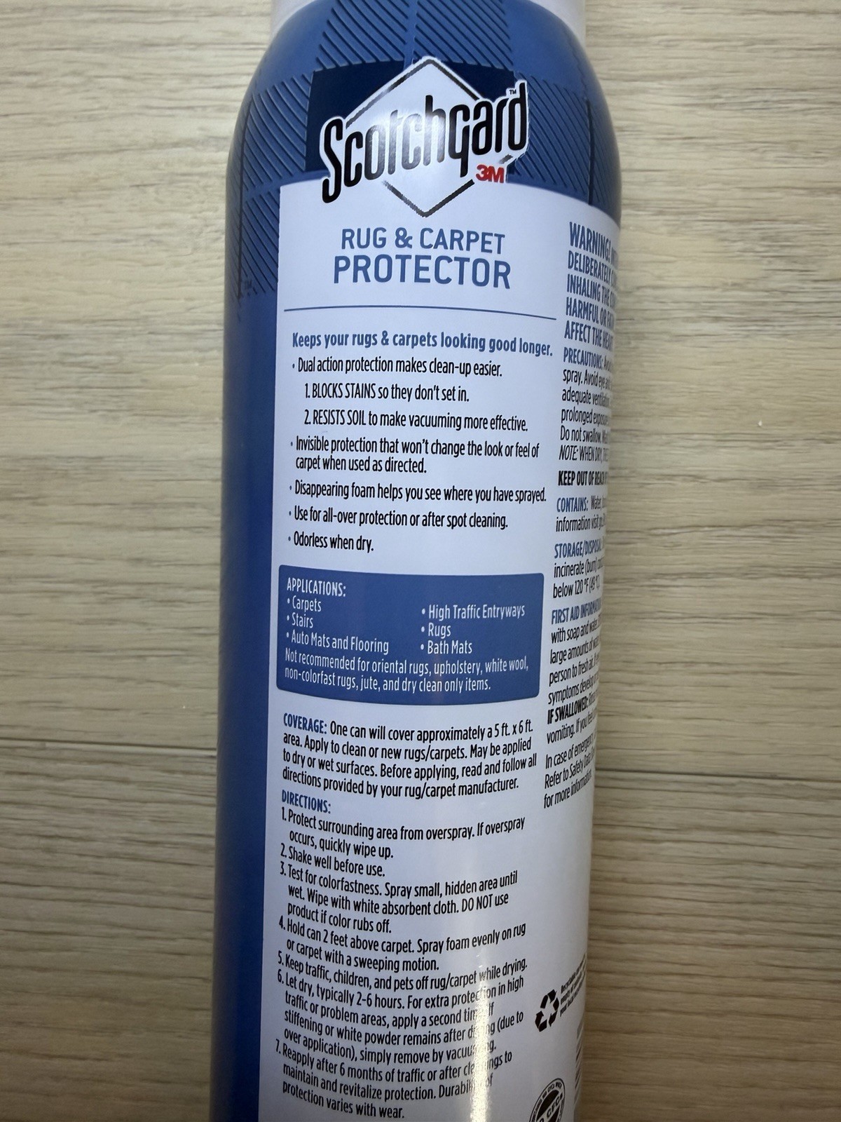 Scotchgard Rug & Carpet Protector Spray, Blocks Stains, Fabric Protector, 17 oz