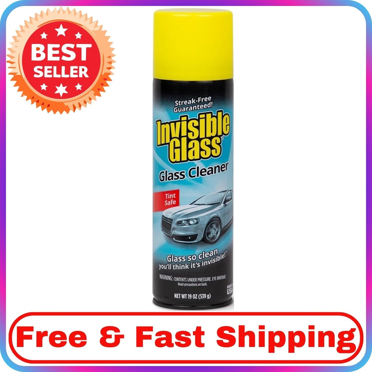 Stoner Invisible Glass Automotive Glass Cleaner, 19 Oz