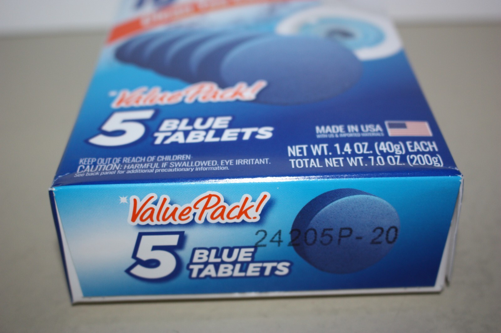 Ty-D-Bol Bleach Free Tablet Toilet Bowl Cleaners, 5 tablets NEW