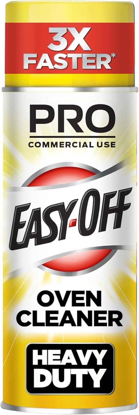Heavy Duty Oven and Grill Cleaner 24 Ounce Lemon Scent Spray Removes Burnt