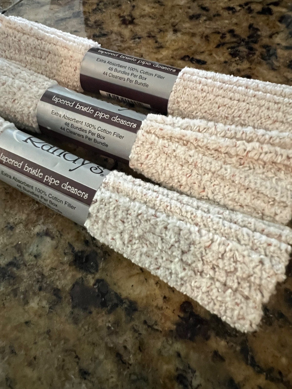 3 Bundles 44 Count Randy’s Tapered Bristled Soft Pipe Cleaners 132pcs